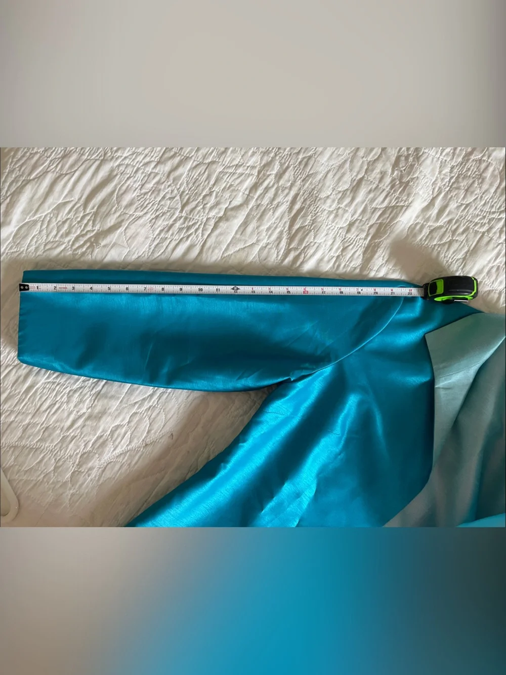 Grace Chuang New York Aqua Satin shimmer Jacket